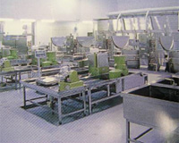 給食センター調理室