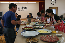 中華料理がずらり