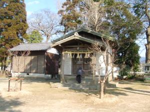 川原天満宮の紅白の梅