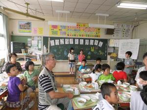 楽しい給食交流♪