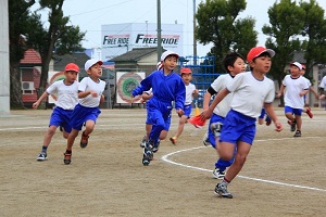 子どもたちの懸命な走り！