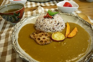 オーガニックにこだわったベジタブルカレー