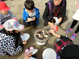 焼けたかな～？わくわくの子どもたち