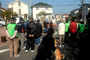 消火に対する心構えなどの講義を受ける鹿部区民