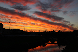 夕焼雲