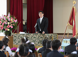 入学式の様子