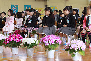 入学式の様子