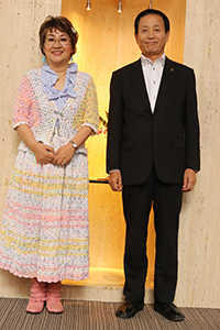 宮川花子さんと市長