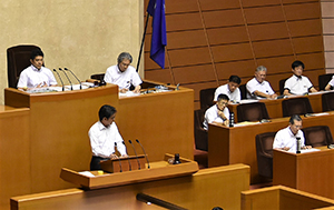 県議時代の2017年9月課題解決を教育長に提案