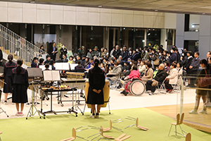 人権尊重推進ミニコンサート　古賀東中学校吹奏楽部の演奏