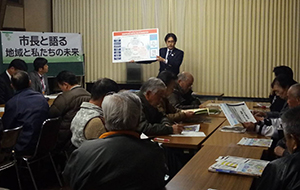 今年最初の対話集会　新原区