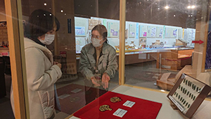 好評の学芸員の「ふなこさん」による展示解説