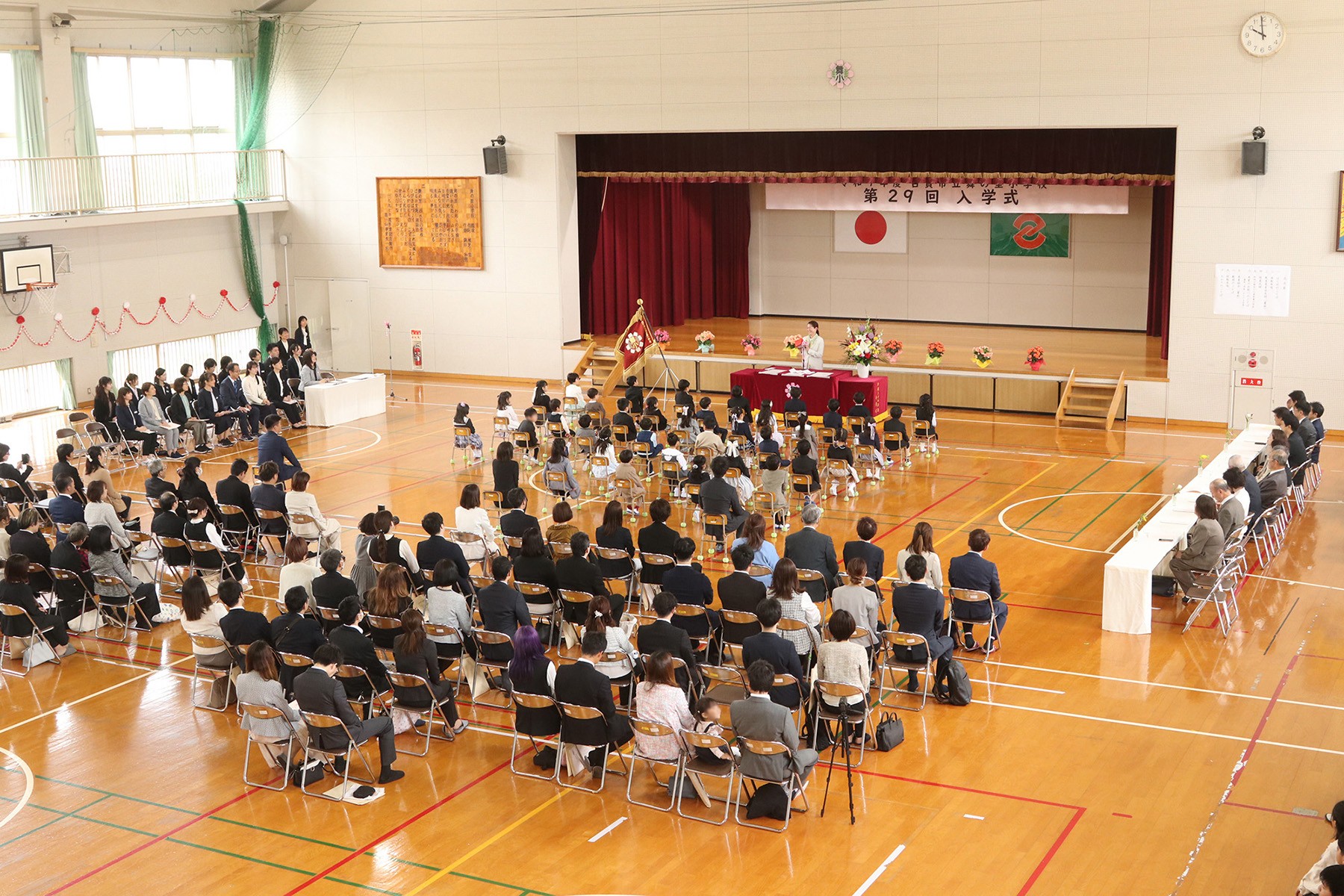 舞の里小入学式２