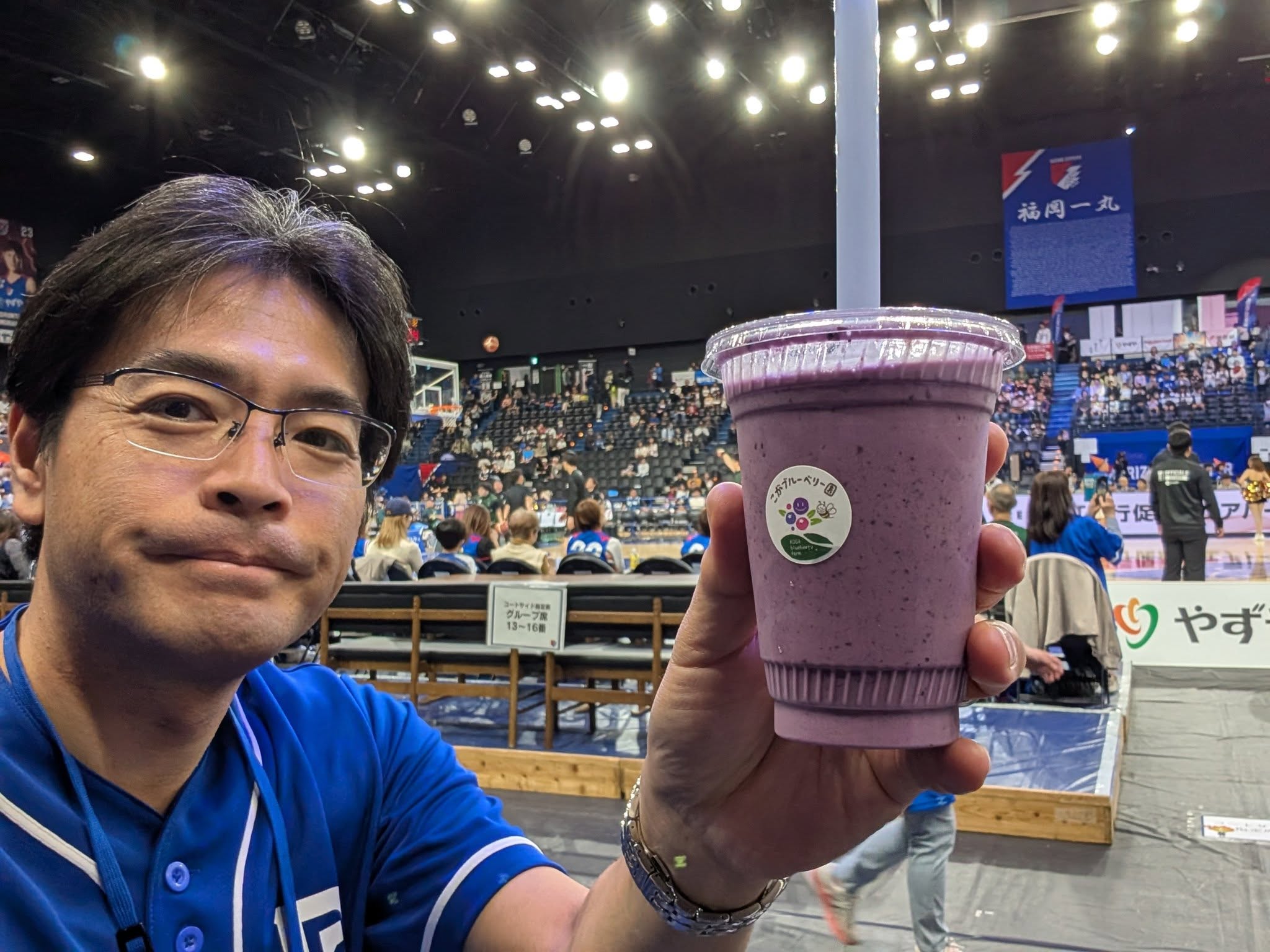 こがブルーベリー園さんのスムージー