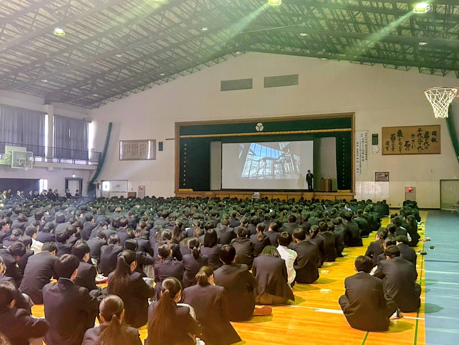 玄界高校の創立記念式典１