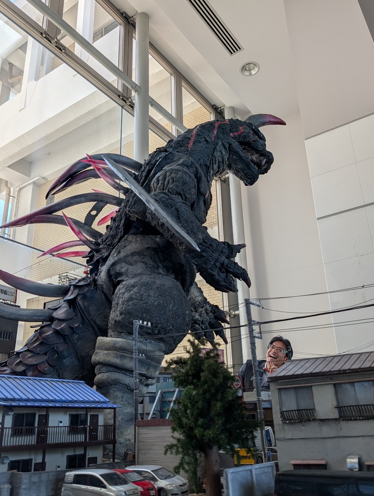 市役所での展示