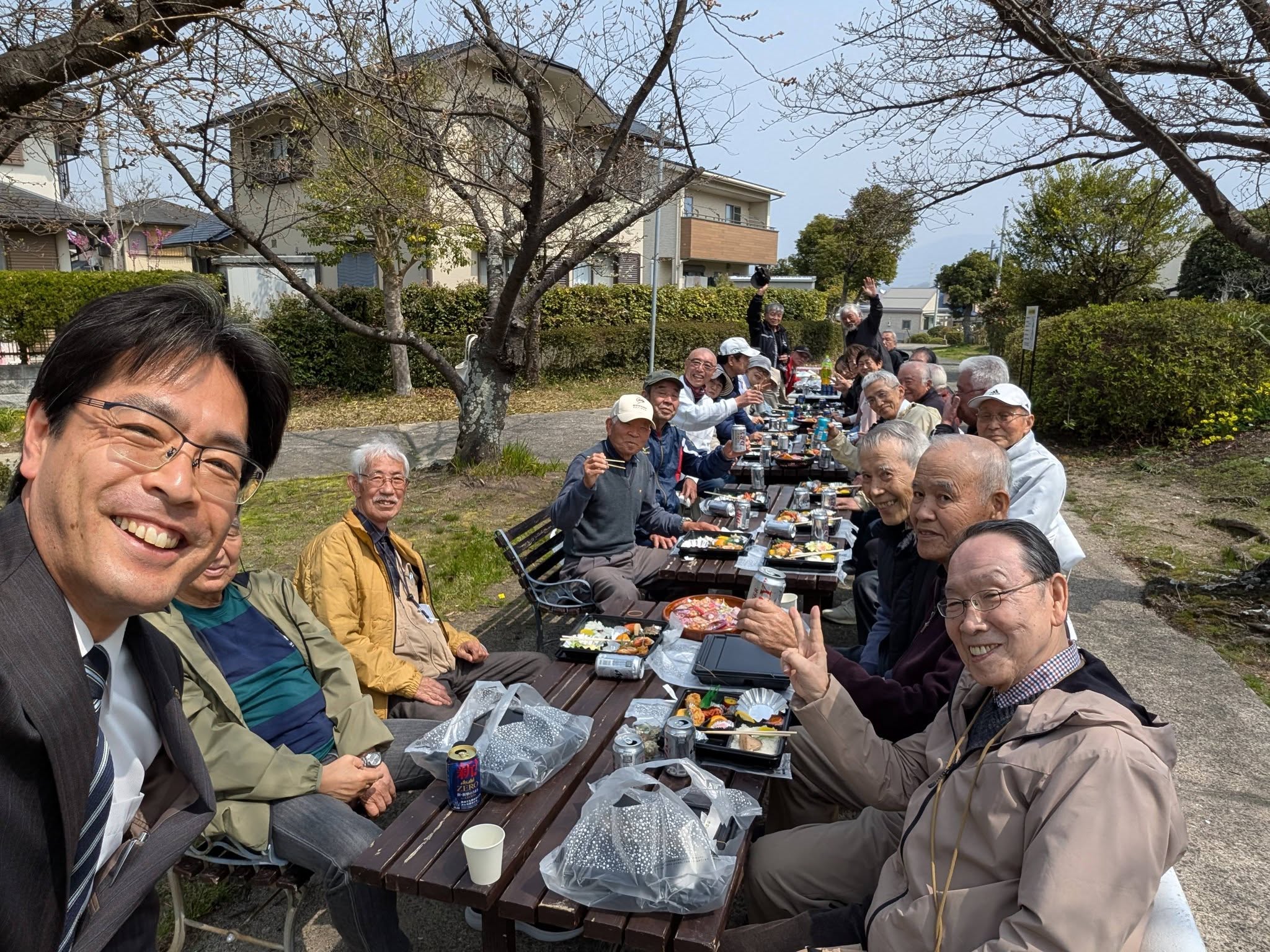花鶴丘3丁目区のお花見１