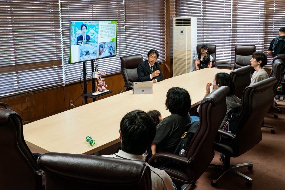 親子ワーケーション参加者へ説明