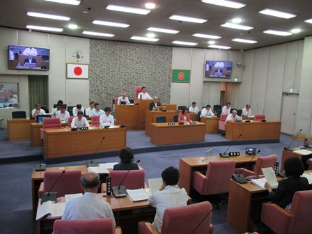 古賀市議会9月定例会　決算認定、意見書等可決して閉会