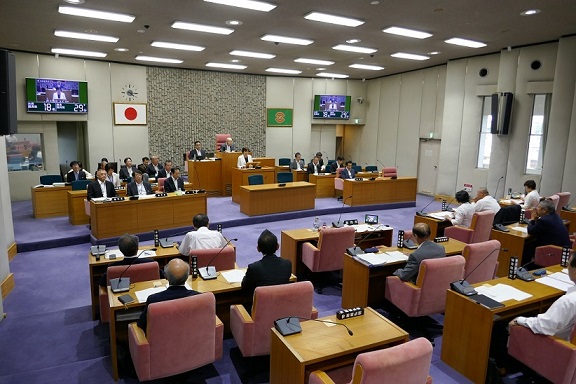 一般質問（1日目）が行われました