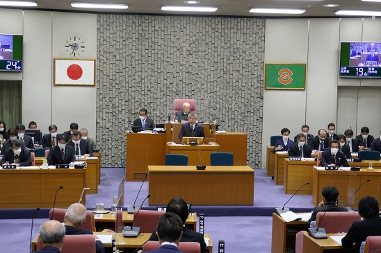 第1回定例会・本会議（第2日）が行われました