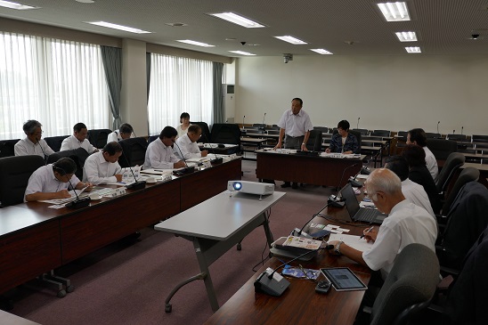 茨城県結城市議会の皆さんが視察に来られました