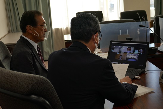 福岡県志免町議会の皆さんのオンライン視察をお受けしました