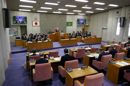 一般質問（2日目）及び予算審査特別委員会（5日目）が行われました