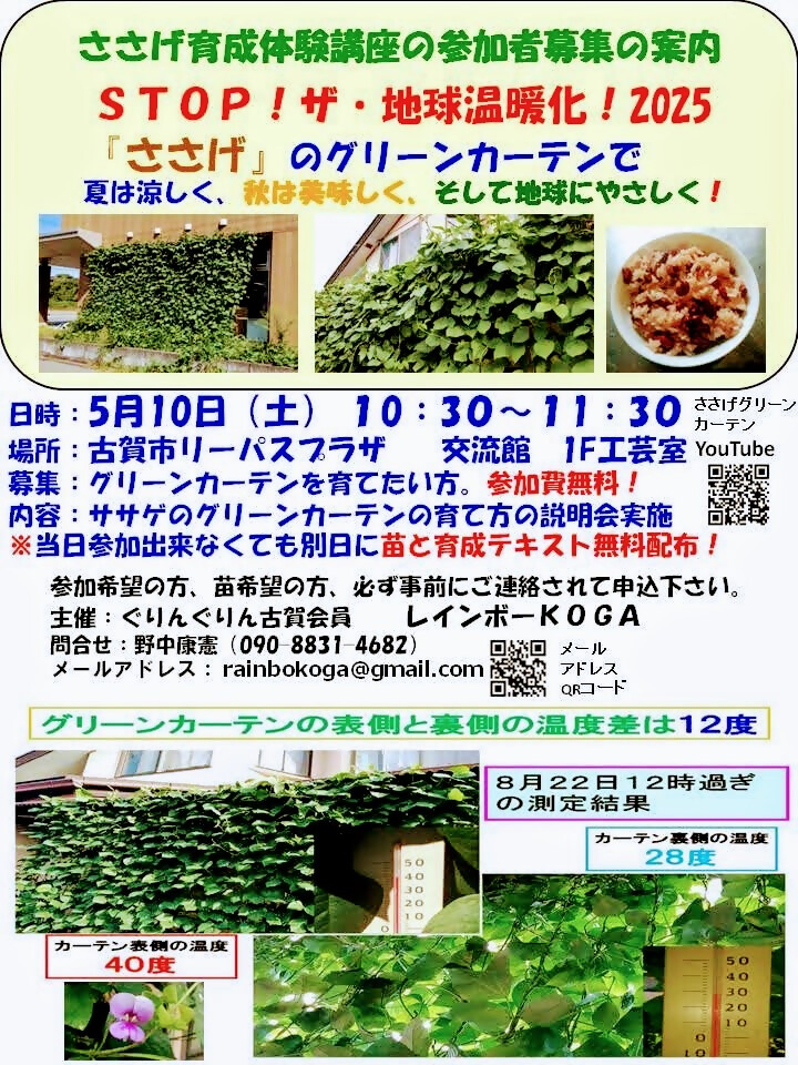 グリーンカーテンチラシ