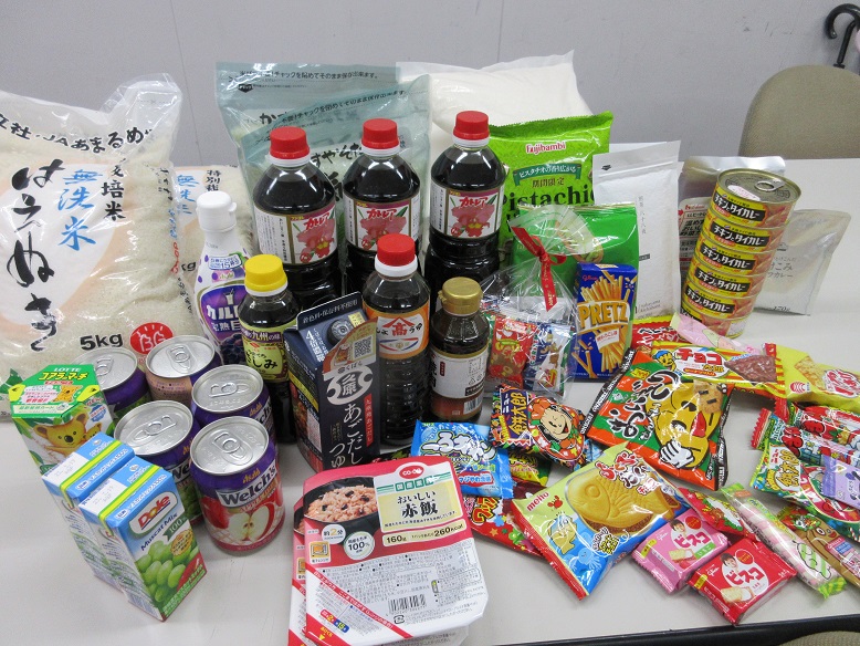 寄付いただいた食品