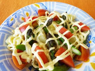 バーニャカウダ風温野菜サラダ