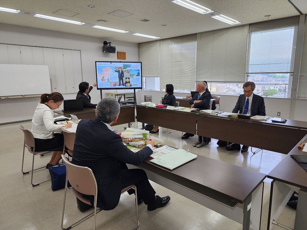 総合教育会議の様子