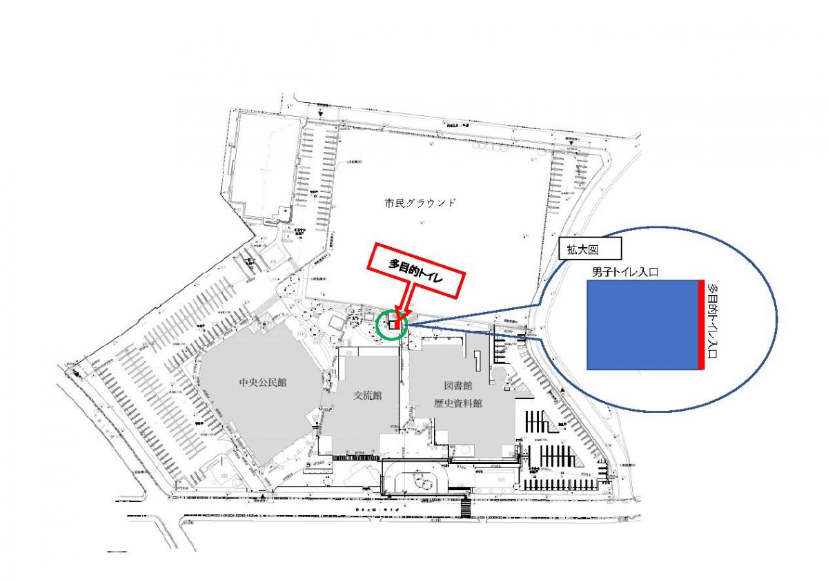 多目的トイレ地図
